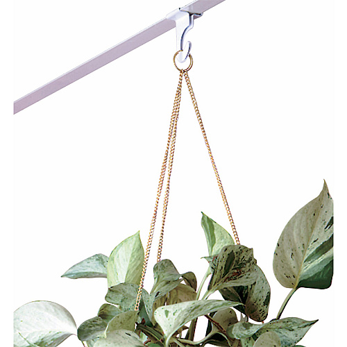 Baumgartens Suspended Ceiling Hooks 30 lb (13.61 kg) Capacity - Durable - 2" Size - for Plant, Sign, Decoration, Office, Classroom, Garage, Home, Cell Phone - White - 2 / Pack (54510)