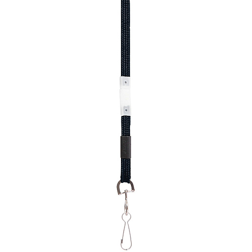 SICURIX Breakaway Lanyard Snap Attachment - 36" Length - Black - Nylon - 12 / Box (65549)