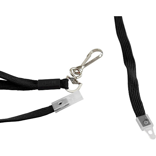 SICURIX Breakaway Lanyard Snap Attachment - 36" Length - Black - Nylon - 12 / Box (65549)