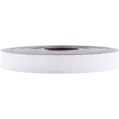 Baumgartens Zeus Magnetic Tape 33.33 yd Length x 1" Width - Black, White - Adhesive Backing - For Sign, Photo, Art, Crafting, Project, Picture, Business Card, Office, Room, Home, Classroom, ... Roll - 1 Roll (66100)