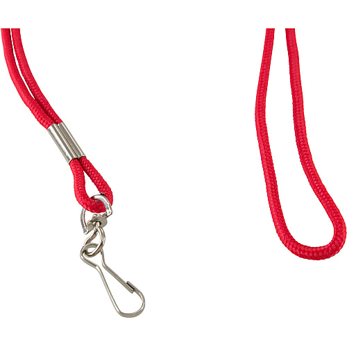 SICURIX Standard Rope Lanyard Rugged - Standard - Hook Attachment - 36" Length - Red - Nylon - 1 Each (68902)