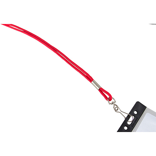 SICURIX Standard Rope Lanyard Rugged - Standard - Hook Attachment - 36" Length - Red - Nylon - 1 Each (68902)