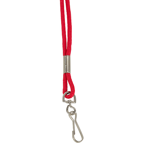 SICURIX Standard Rope Lanyard Rugged - Standard - Hook Attachment - 36" Length - Red - Nylon - 1 Each (68902)
