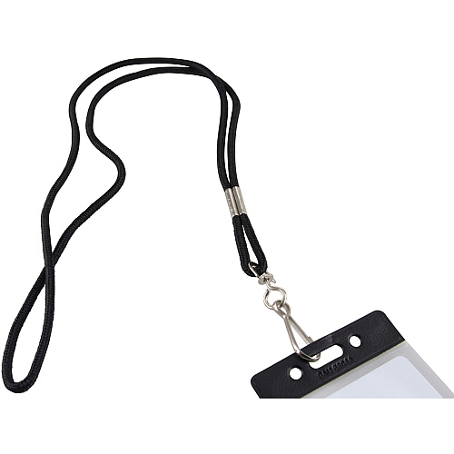 SICURIX Standard Rope Lanyard Standard - Hook Attachment - 36" Length - Black - Nylon - 12 / Pack (68939)