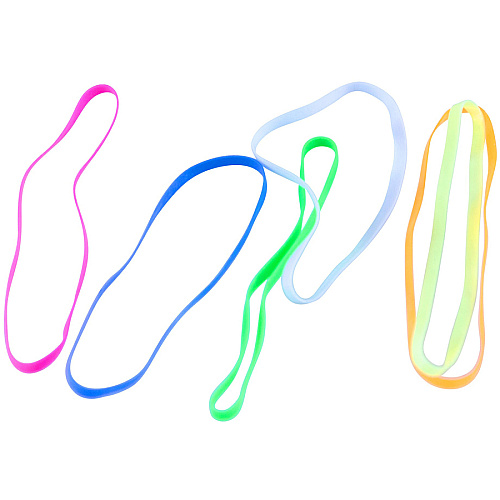 Conserve Plastibands 2.1" Length - Latex-free, Strong - Polyurethane - Assorted - 200 / Box (SF5000)
