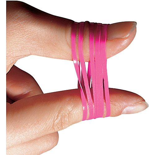Conserve Plastibands 2.1" Length - Latex-free, Strong - Polyurethane - Assorted - 200 / Box (SF5000)