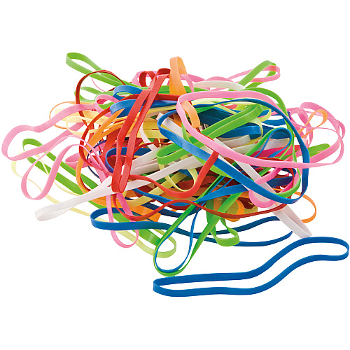 Conserve Plastibands 2.1" Length - Latex-free, Strong - Polyurethane - Assorted - 200 / Box (SF5000)