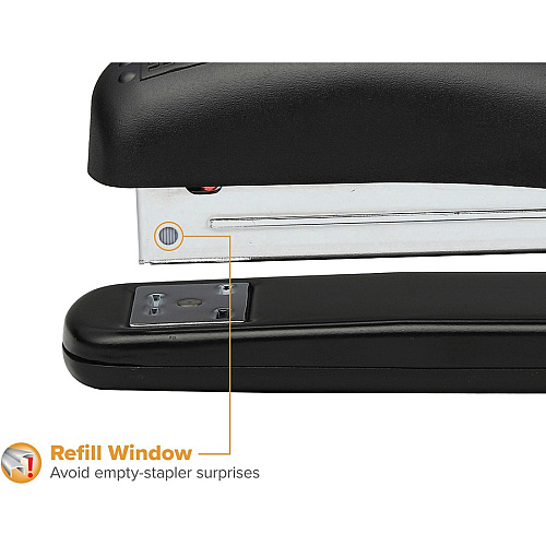 Bostitch Ergonomic Desktop Stapler Staples Upto 20 Sheet - Holds Upto 210 Staple - Full Strip - Black - Metal, Rubber - 1 Each (02257)