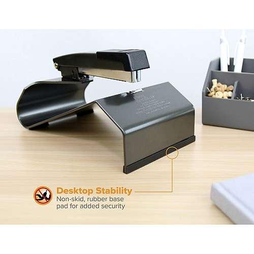 Bostitch Booklet Stapler Staples Upto 20 Sheet of 16lb Paper - Holds Upto 210 Staple - Full Strip - Staple Size: 0.25" - 12" Throat Depth - Black - Metal - 1 Each (B440SB)