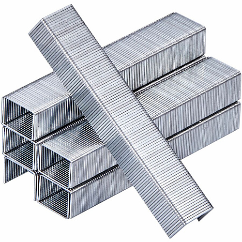 Bostitch 3/8" Heavy Duty Premium Staples Heavy Duty - 3/8" Leg - 1/2" Crown - Holds 55 Sheet(s) - Chisel Point - Silver - High Carbon Steel - 3" Height x 0.5" Width x 0.4" Length - 1000 / Box (SB35381M)