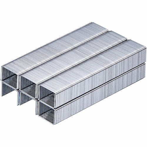 Bostitch 3/8" Heavy Duty Premium Staples Heavy Duty - 3/8" Leg - 1/2" Crown - Holds 55 Sheet(s) - Chisel Point - Silver - High Carbon Steel - 3" Height x 0.5" Width x 0.4" Length - 1000 / Box (SB35381M)