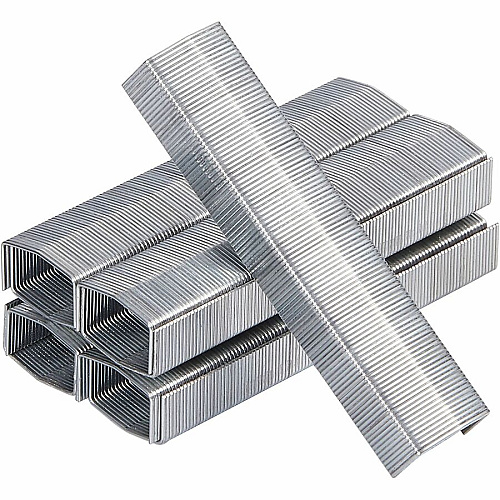 Bostitch PowerCrown Premium Staples 1/4" Leg - 1/2" Crown - Chisel Point - Silver - High Carbon Steel - 2.5" Height x 0.5" Width x 0.3" Length - 210 Per Strip - 1000/Pack - 10 / Box (SB810M)