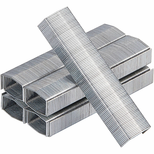 Bostitch PowerCrown Premium Staples 1/4" Leg - 1/2" Crown - Chisel Point - Silver - High Carbon Steel - 2.5" Height x 0.5" Width x 0.3" Length - 210 Per Strip - 1000/Pack - 10 / Box (SB810M)