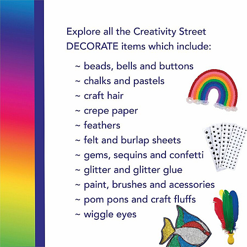 Creativity Street One Pound Felt Sheets 30 Piece(s) - 9" Width x 12" Length - Assorted - 30 / Pack (3904)