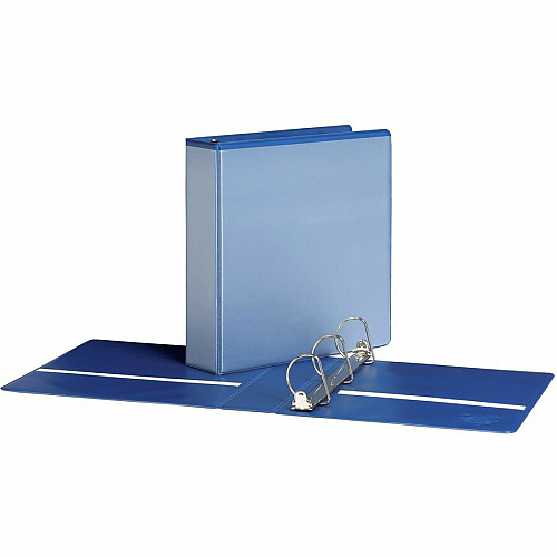 Cardinal Xtralife ClearVue Locking Slant-D Binders 2" Binder Capacity - Letter - 8 1/2" x 11" Sheet Size - 540 Sheet Capacity - 2 1/2" Spine Width - 3 Ring(s) - Fastener(s): D-Ring - Pocket(s): 2, Inside Front & Back - Polyolefin - Blue - 1.25 lb  (26322)