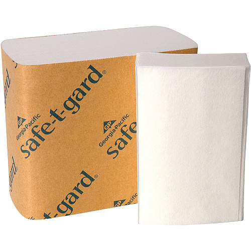 Georgia Pacific Professional Tissue for Safe-T-Gard Dispenser, Septic Safe, 2-Ply, White, 200 Sheets/Pack, 40 Packs/Carton (10440)