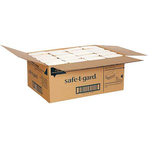 Georgia Pacific Professional Tissue for Safe-T-Gard Dispenser, Septic Safe, 2-Ply, White, 200 Sheets/Pack, 40 Packs/Carton (10440)