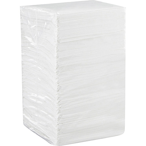Dixie 1/4-Fold Beverage Napkin 1 Ply - 9.50" Width x 9.50" Length - White - 500 / Pack (96019)