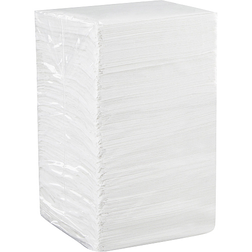 Dixie 1/4-Fold Beverage Napkin 1 Ply - 9.50" Width x 9.50" Length - White - 500 / Pack (96019)