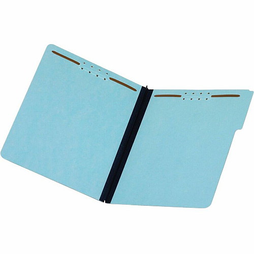 Pendaflex 1/3 Tab Cut Letter Recycled Classification Folder 8 1/2" x 11" - 200 Sheets Capacity - 1" Expansion - 2 Fastener(s) - 2" for Folder - Top Tab Location - Assorted Tab Position - 25 pt. - Pressboard - Light Blue - 60% Recycled - 25 /  (615F213BLU)