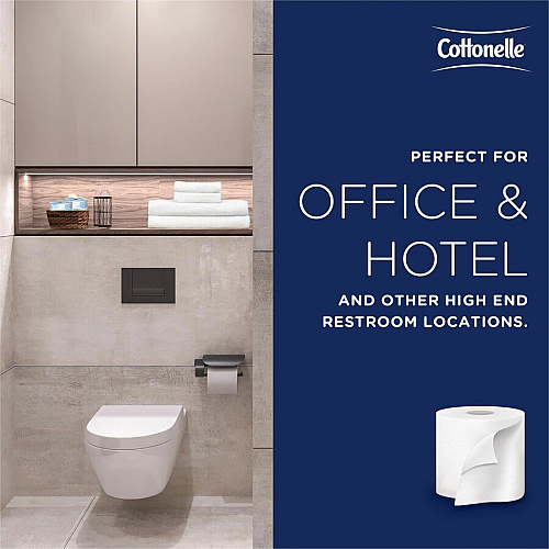 Cottonelle&reg; Standard Toilet Paper, 2-Ply, 451 Sheets, 60 Rolls (17713)