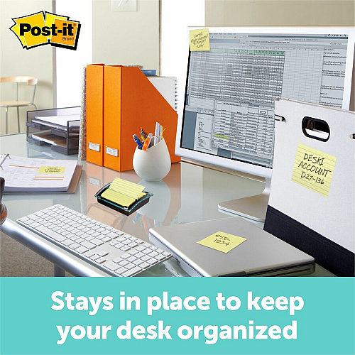 Post-it&reg; Pop-up Notes 100 - 3" Flag/Note Width x 3" Flag/Note Length - Square - 100 Sheets per Pad - Unruled - Canary Yellow - Paper - Self-adhesive, Repositionable - 1 Pad (R330YW)