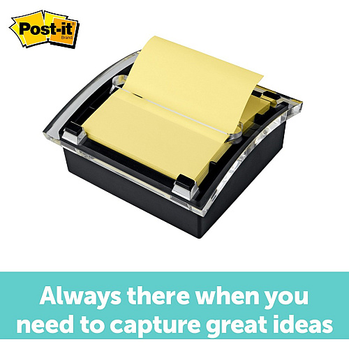 Post-it&reg; Pop-up Notes 100 - 3" Flag/Note Width x 3" Flag/Note Length - Square - 100 Sheets per Pad - Unruled - Canary Yellow - Paper - Self-adhesive, Repositionable - 1 Pad (R330YW)