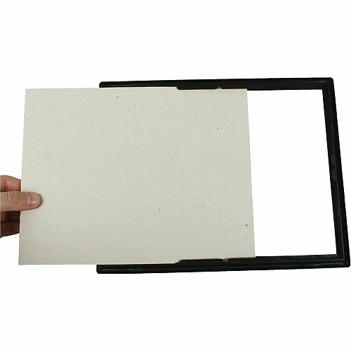 NuDell Golite nu-dell Easy Slide-In Document Frame Holds 8.50" x 11" Insert - Horizontal, Vertical - Plastic - Black - 3 / Pack (11888)