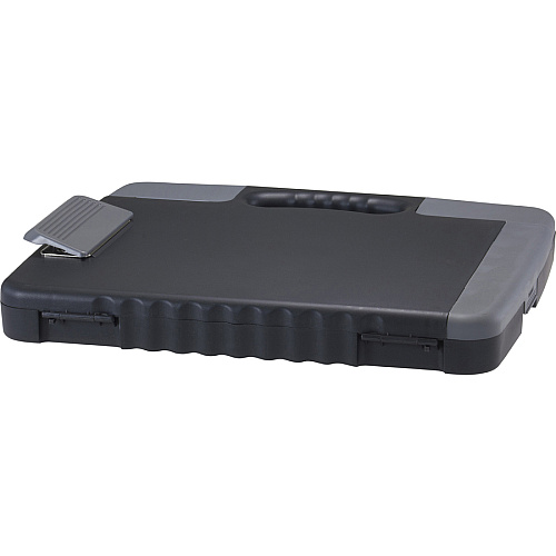 Officemate Portable Clipboard Storage Case Storage for Stationary - Charcoal - 1 Each (83301)