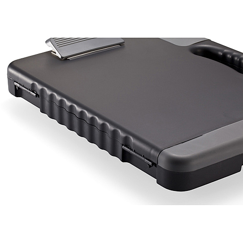 Officemate Portable Clipboard Storage Case Storage for Stationary - Charcoal - 1 Each (83301)