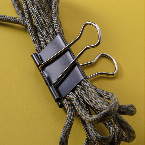 Officemate Binder Clips, Medium Medium - 2.4" Width - 0.62" Size Capacity - for File - Corrosion Resistant, Durable - Black - 12 / Box (99050)