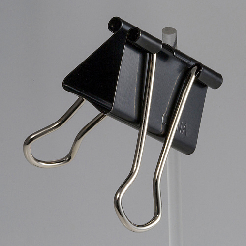 Officemate Binder Clips, Medium Medium - 2.4" Width - 0.62" Size Capacity - for File - Corrosion Resistant, Durable - Black - 12 / Box (99050)