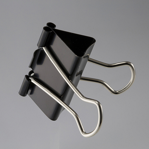 Officemate Binder Clips, Medium Medium - 2.4" Width - 0.62" Size Capacity - for File - Corrosion Resistant, Durable - Black - 12 / Box (99050)