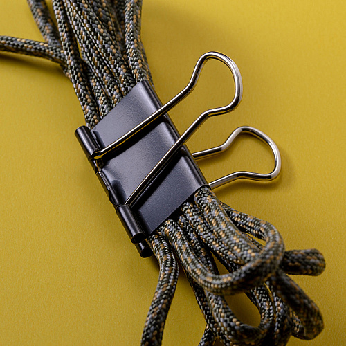 Officemate Binder Clips, Medium Medium - 2.4" Width - 0.62" Size Capacity - for File - Corrosion Resistant, Durable - Black - 12 / Box (99050)