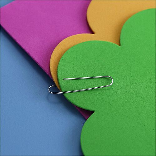 Officemate Giant Gem Paper Clips Jumbo - 2" Length x 0.5" Width - Silver - Steel - 100/Box - 10 / Pack (99914)