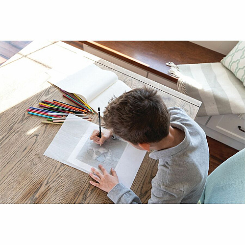 UCreate Tracing Pad 40 Sheets - Plain - Unruled Margin - 9" x 12" Sheet Size - Transparent Paper - Bleed-free - 1 Pad (2369)
