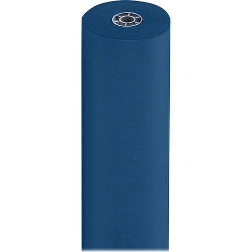 Pacon Spectra ArtKraft Duo-Finish Paper, 48 lb Text Weight, 36" x 1,000 ft, Dark Blue (67181)