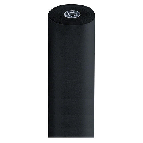 Pacon Spectra ArtKraft Duo-Finish Paper, 48 lb Text Weight, 36" x 1,000 ft, Black (67301)