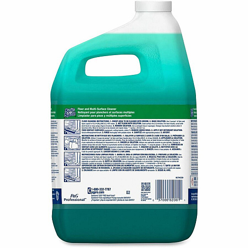 Spic and Span Floor and Multi-Surface Cleaner Concentrate Liquid - 128 fl oz (4 quart) - 1 Each - Green (02001)