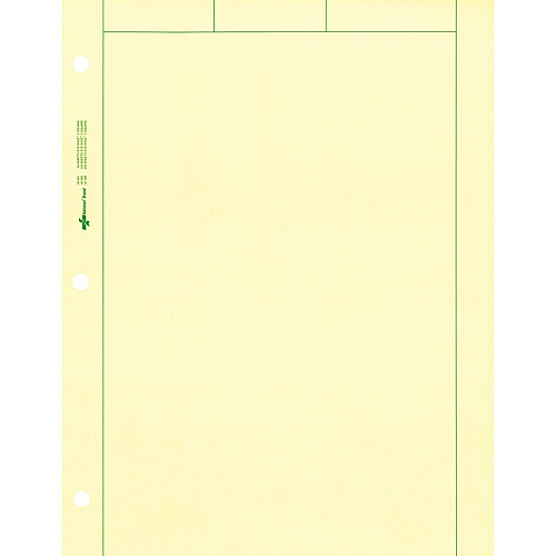 Rediform Computation Pads - Letter 100 Sheets - Stapled/Glued - Letter - 8 1/2" x 11" Sheet Size - Green Paper - Subject - 1 Pad (42382)