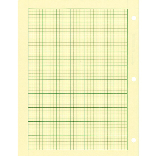 Rediform Computation Pads - Letter 100 Sheets - Stapled/Glued - Letter - 8 1/2" x 11" Sheet Size - Green Paper - Subject - 1 Pad (42382)