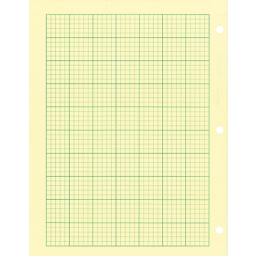Rediform Computation Pads - Letter 100 Sheets - Stapled/Glued - Letter - 8 1/2" x 11" Sheet Size - Green Paper - Subject - 1 Pad (42382)
