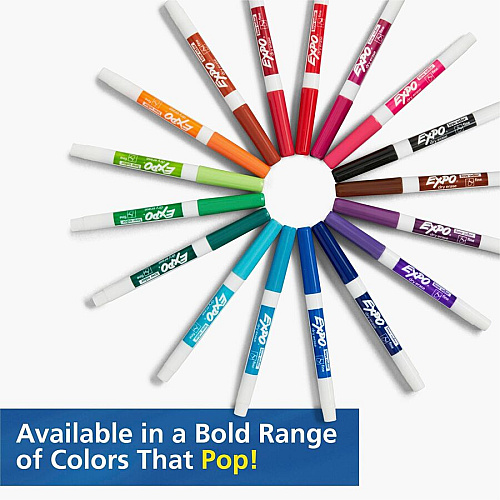 Expo Low-Odor Dry-erase Markers (86603A)