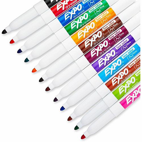 Expo Low-Odor Dry-erase Markers (86603A)