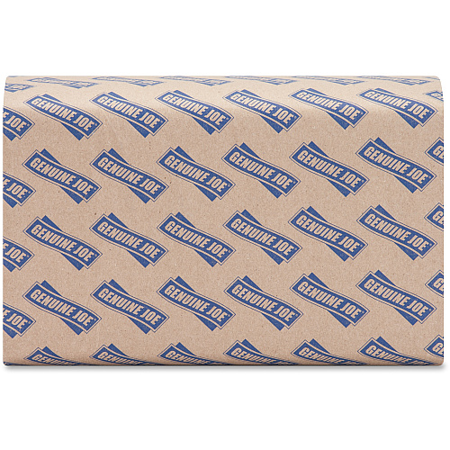Genuine Joe® Multifold Paper Towels, 1-Ply, Brown 4,000 Towels (GJO21040)