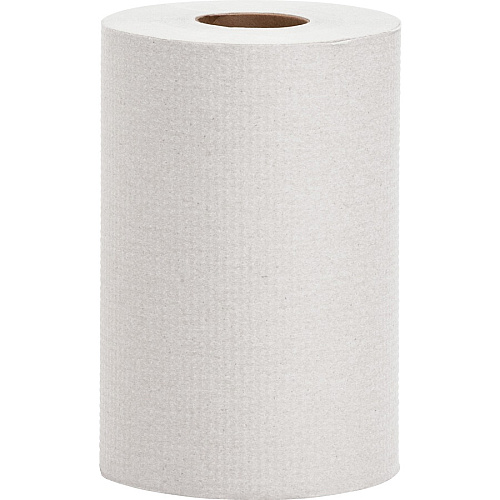 Genuine Joe Hardwound Roll Paper Towels 7.88" Width x 350 ft Length - 2" Core - White - 12 / Carton (GJO22300)