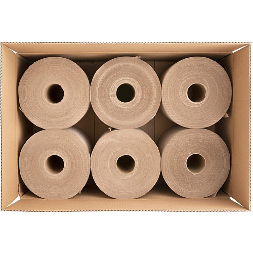 Genuine Joe Embossed Hardwound Roll Towels 7.90" Width x 800 ft Length - 2" Core - Natural - 6 / Carton (GJO22600)