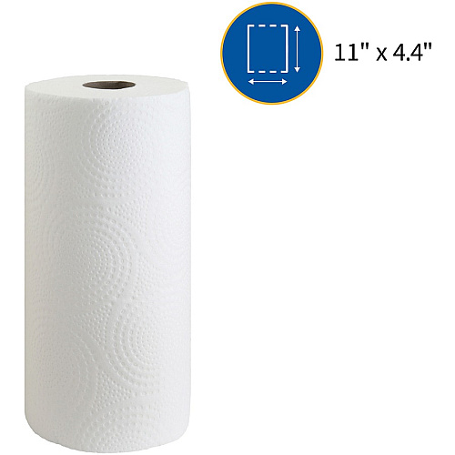 Genuine Joe&reg; Kitchen Paper Towels, White 2 Ply, 160 Sheets, 30 Rolls (GJO24080)