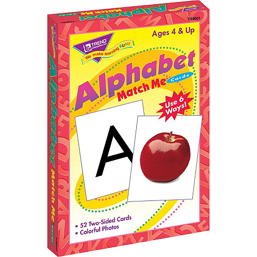 Trend Alphabet Match Me Flash Cards Educational - 1 / Set (T58001)