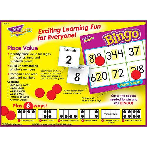 Trend Colors and Shapes Learner's Bingo Game Theme/Subject: Learning - Skill Learning: Color Matching, Shape - 4-7 Year (T6061)